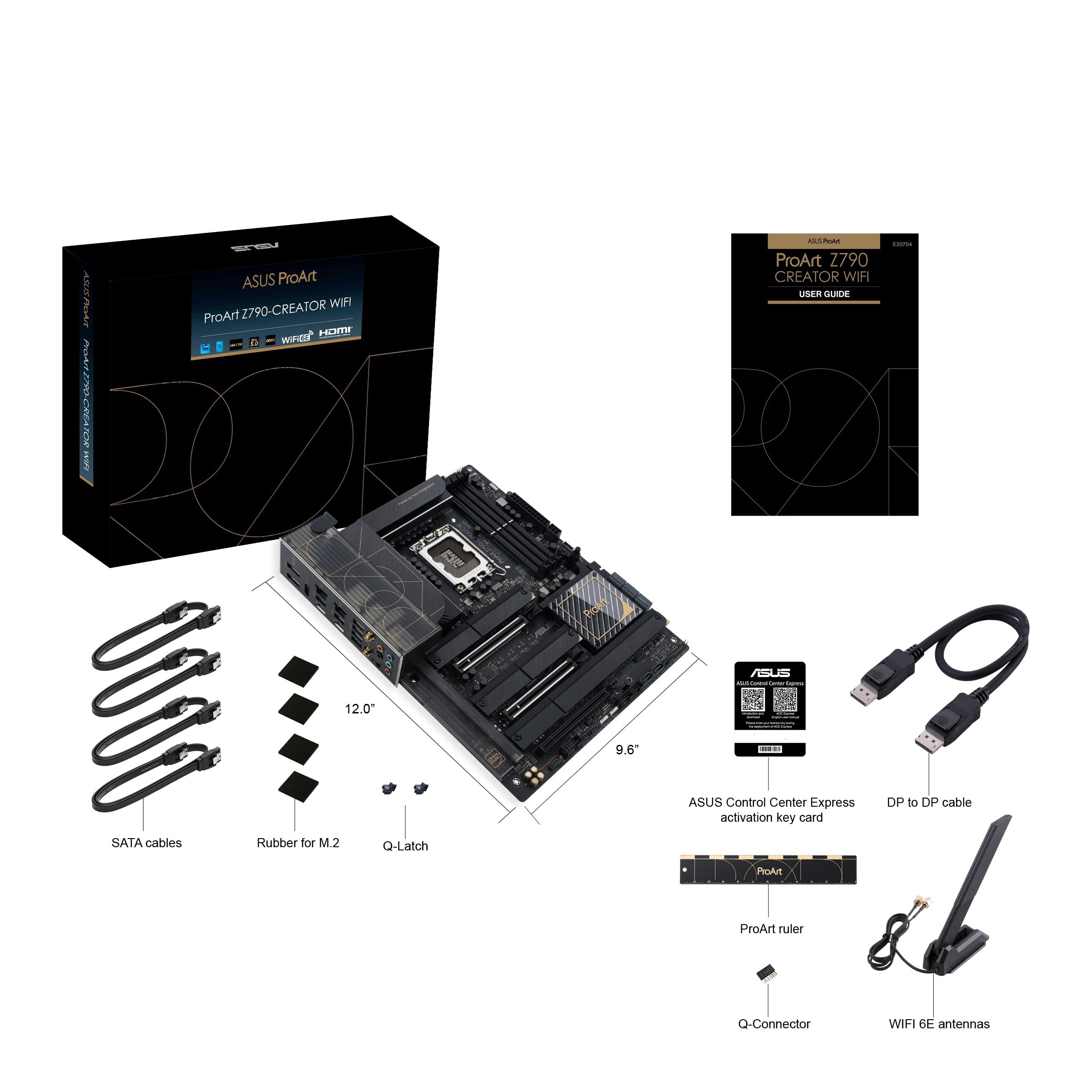 Mainboard ASUS PROART Z790 - CREATOR WIFI DDR5 (Wifi+Bluetooth+Thunderbolt 4) - Ảnh 2