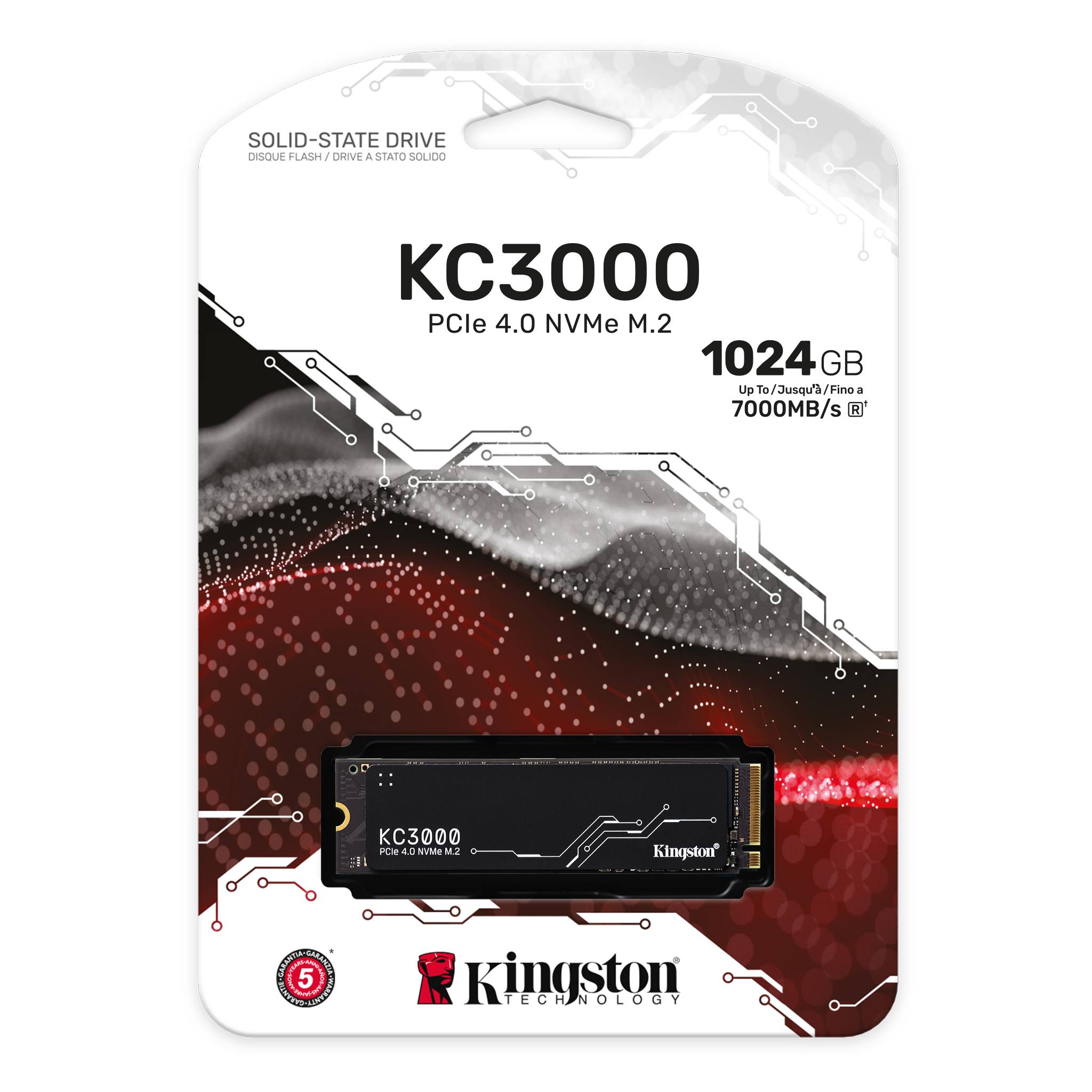 Ổ cứng SSD Kingston KC3000 1024GB NVMe PCIe Gen 4.0 ( SKC3000S/1024G ) - Ảnh 2