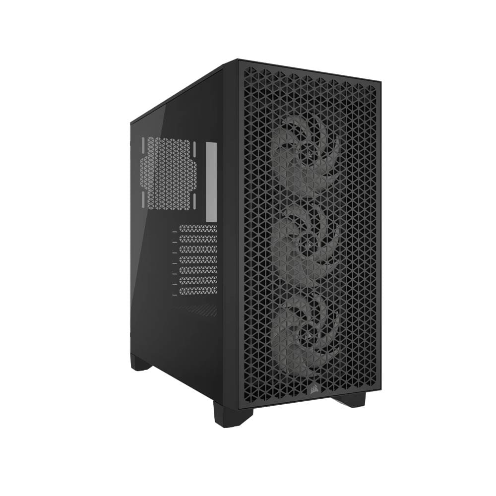 Vỏ máy tính Corsair 3000D RGB Tempered Glass Mid-Tower, Black (CC-9011255-WW) - Ảnh 2