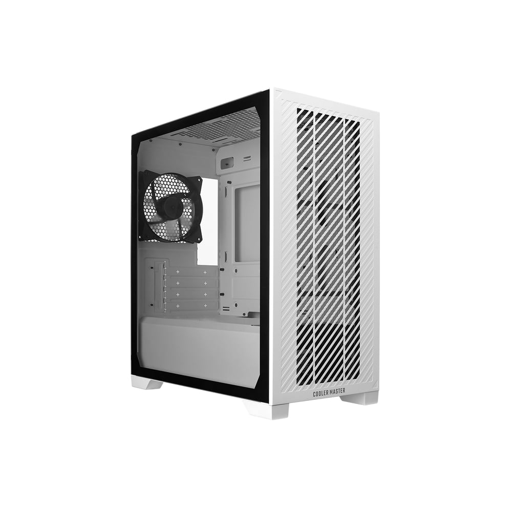 Vỏ Case Cooler Master ELITE 301 White (Matx, 1 Fan)